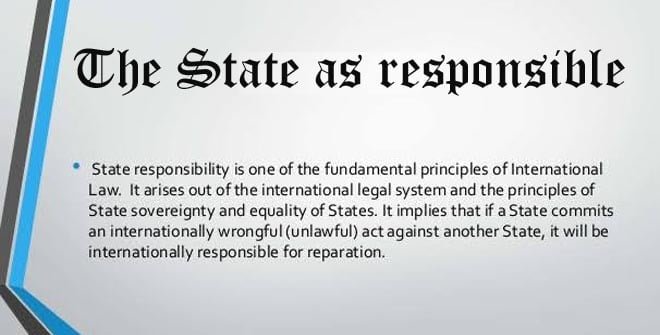 The State as responsible