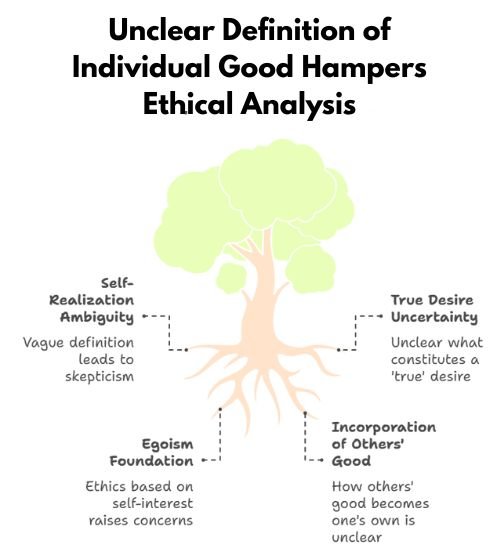 Unclear Definition of Individual Good Hampers Ethical Analysis